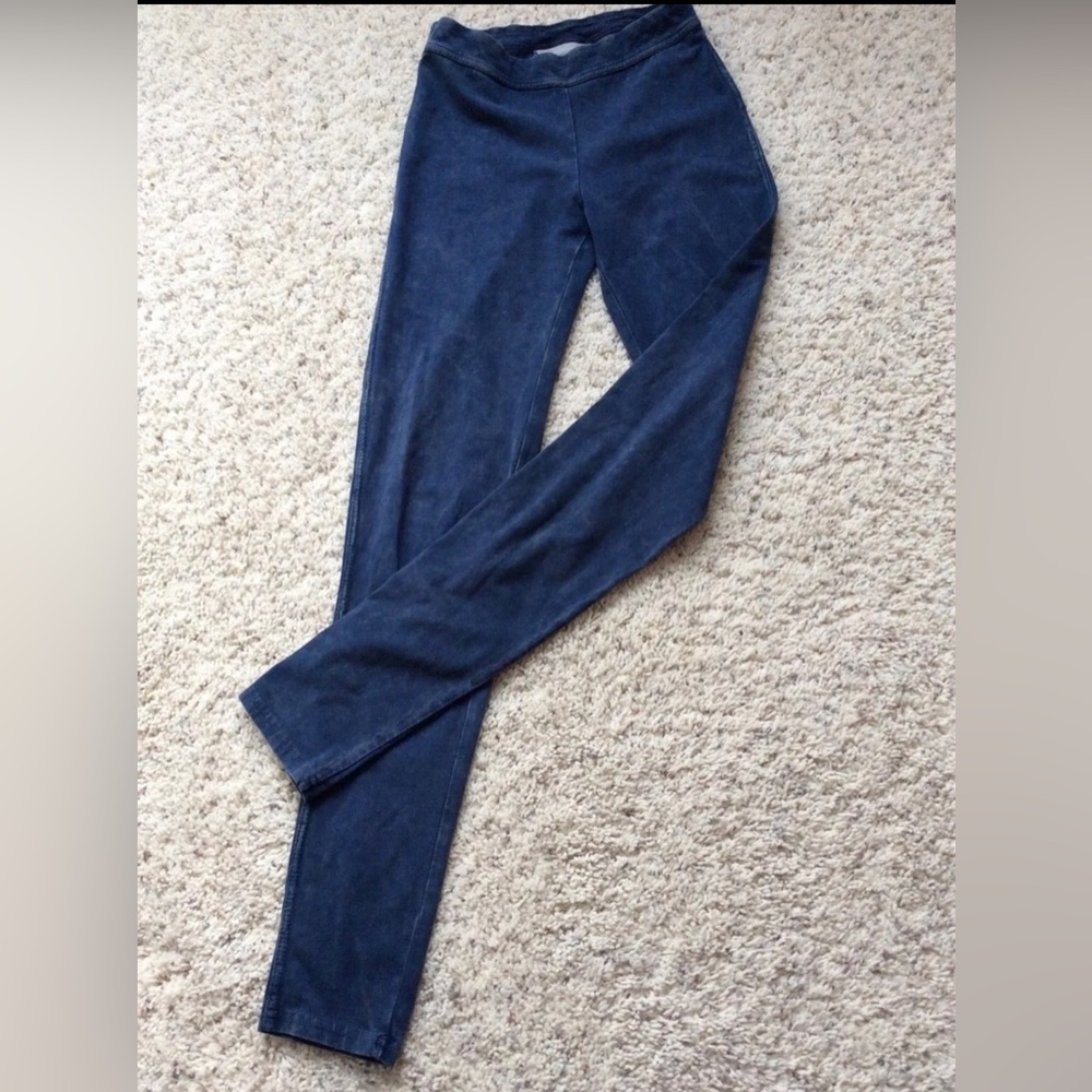 Rubbish Brand Leggings – Worn Once Super Soft - Faded Distressed Navy Juniors XS